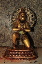 Sculpture Bronze Hanuman in salutation gesture Royalty Free Stock Photo