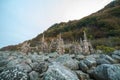 Sculpture built by famous swedish scandalous sculptors, artist, Ladonia. Located in Nimis in the south of Sweden