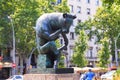 The sculpture Bull-thinker, Barcelona