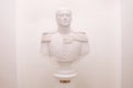 Sculpture, bust of Emperor Nicholas 1 in the Petrovsky Palace. M Royalty Free Stock Photo