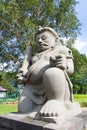 Sculpture of Candy Prambanan near Yogyakarta city on Java island, Indonesia. It is one of the largest Hindu temple