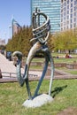 Sculpture at the Central Downtown Astana, Nur-Sultan, Kazakhstan