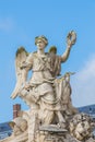 Sculpture at Chateau Versailles near Paris in France