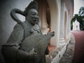 Sculpture Chinese Gods the visual arts in Phra Pathommachedi a stupa in Thailand