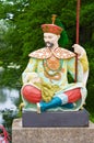 Sculpture of a Chinese man