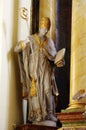 Sculpture in the church baroque