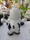 Sculpture cow object Royalty Free Stock Photo