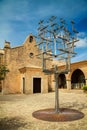 The sculpture in the Cura monastery