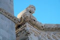 The sculpture, decoration on the St Mark s Cathedral in Korcula, Croatia Royalty Free Stock Photo