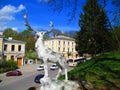 Sculpture of a deer, Kamenets Podolskiy, Ukraine