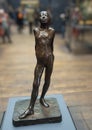 Sculpture by Degas, Musee d`Orsay Royalty Free Stock Photo