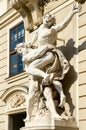 Sculpture depicting exploits of Hercules, Vienna, Austria Royalty Free Stock Photo