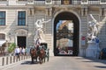 Sculpture depicting the labors of Hercules. Hofburg.Vienna Royalty Free Stock Photo