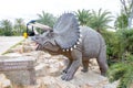 Sculpture of a Dinosaur Valley model in Suan Nongnooch Pattaya.