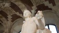 A sculpture on display in Louvre, Paris, France. Royalty Free Stock Photo