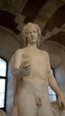 A sculpture on display in Louvre, Paris, France. Royalty Free Stock Photo