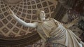 A sculpture on display in Louvre, Paris, France. Royalty Free Stock Photo