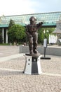 Sculpture of diver-Lighthouse in Gorky Park