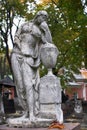 Sculpture in the Donscoy monastery