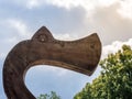 Dragon head on a viking boat Royalty Free Stock Photo