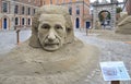 Sculpture Einstein and the theory of black hole