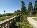 Sculpture elements in the park of Massandra palace in Crimea Royalty Free Stock Photo