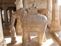 Sculpture of Elephant in Adinath jain temple in Rajasthan, India