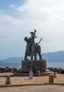 Sculpture of Europe sitting on a bull Royalty Free Stock Photo