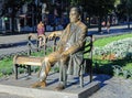 Sculpture of the famous artist Leonid Utesov in Odessa