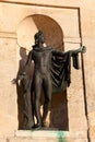 Sculpture in the Fontainebleau castle Royalty Free Stock Photo