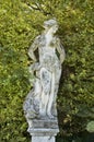 Sculpture in formal garden Royalty Free Stock Photo