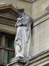 Sculpture of Francois Rabelais at Louvre, Paris, France