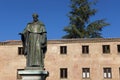 Sculpture of Fray Luis de Leon, Salamanca Royalty Free Stock Photo