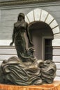 Sculpture of `Freedom` Libertad in front of Municipal Palace of Guayaquil, Ecuador