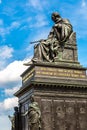 Sculpture of Friedrich August in Dresden Royalty Free Stock Photo