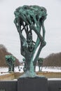 Sculpture in Frogner Park, sculpture created by Gustav Vigeland. Oslo, Norway