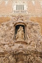 Sculpture on the front gate of Palacio del Marques de Dos Aguas Valencia, Spain Royalty Free Stock Photo