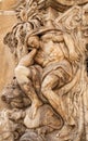 Sculpture on the front gate of Palacio del Marques de Dos Aguas Valencia, Spain Royalty Free Stock Photo