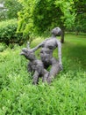 Sculpture garden at Anne Hathaway's Cottage