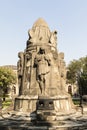 Sculpture in the garden of Castillo Chapultepec castle in Mexico City, Mexico Royalty Free Stock Photo