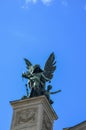 Sculpture the Genius of Tragedy on the facade of the Opera and Ballet Theatre in Lviv