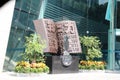 Sculpture in Front of Guangzhou Library , Guangzhou, China