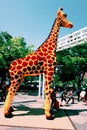 Sculpture of a giraffe Royalty Free Stock Photo