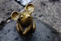 Sculpture Golden Mouse