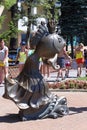 Sculpture goldfish in the Russian city of Gelendzhik Krasnodar region on The black sea