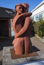 Sculpture at Gretna Green in Scotland, UK