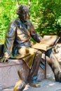 Sculpture of Hans Christian Andersen in Central Park, New York City