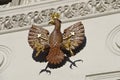 Sculpture of the heraldic tirolean eagle