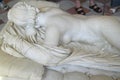 Sculpture of Hermaphrodite at the Louvre Museum, Paris, France