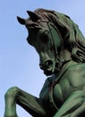 Sculpture horse bronze Royalty Free Stock Photo